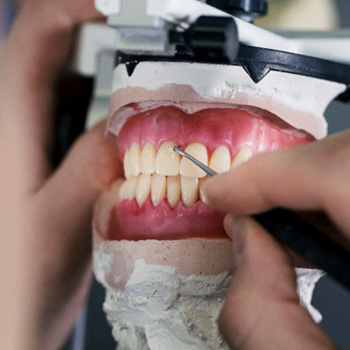 Dentures being worked on in Chesterton