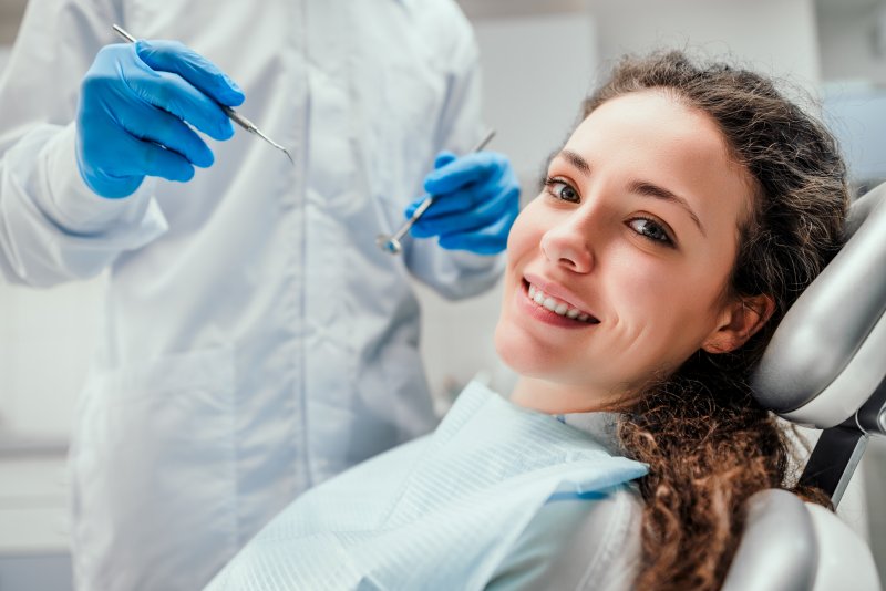 A dental checkup with a Chesterton dentist